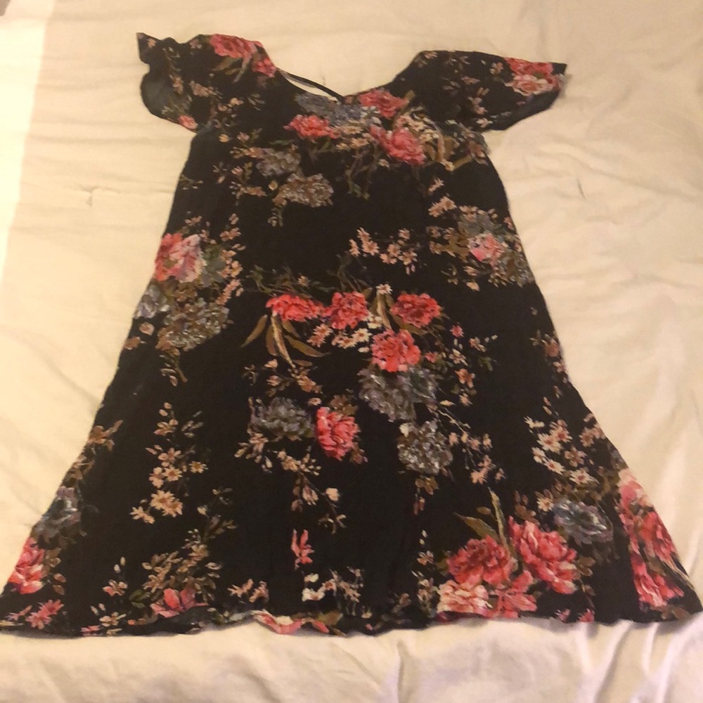 Black Spring Floral Dress - Accepting Offers!